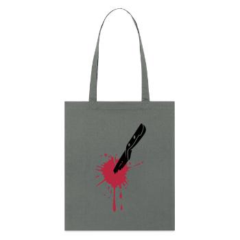 SANG DE COUTEAU - Tote bag bio Stanley/Stella - charbon - Devant