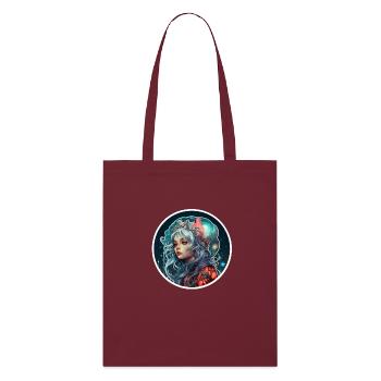 Fille fantastique de science-fiction - Tote bag bio Stanley/Stella - bordeaux - Devant