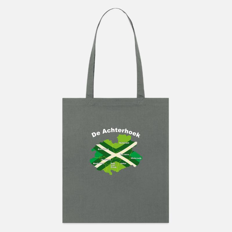 Plan du texte de l’Achterhoek - Tote bag bio Stanley/Stella - charbon