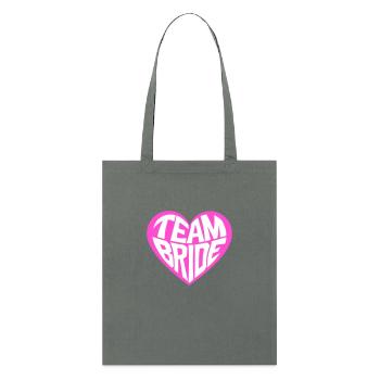 Équipe Bride Heart - Tote bag bio Stanley/Stella - charbon - Devant