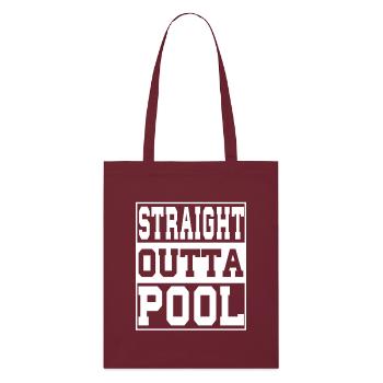 Piscine disant drôle - Tote bag bio Stanley/Stella - bordeaux - Devant