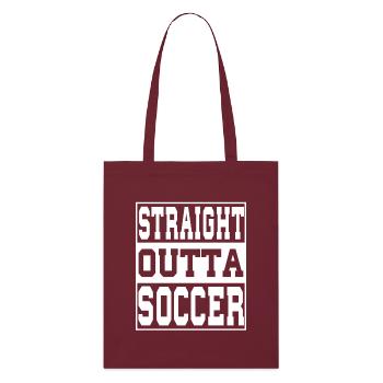 Le football dit drôle - Tote bag bio Stanley/Stella - bordeaux - Devant