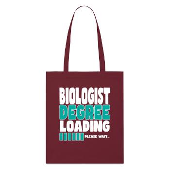 Un biologiste invite à la formation - Tote bag bio Stanley/Stella - bordeaux - Devant