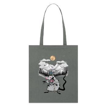 Tyrolienne Randonnée Rat Rats Autriche Suisse - Tote bag bio Stanley/Stella - charbon - Devant
