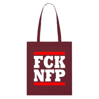 Fck nfp - Tote bag bio Stanley/Stella - bordeaux - Devant