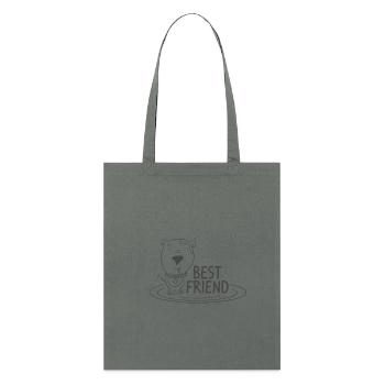Best Friend / Dog / Man's Best Friend - Stanley/Stella Organic Tote Bag - anthracite - Front