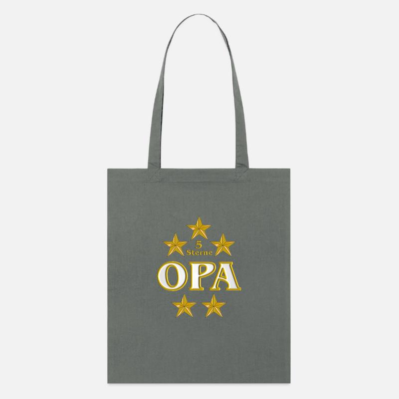 5 étoiles OPA en or - Tote bag bio Stanley/Stella - charbon