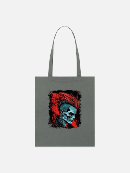 HorrorPunk Zombie Mohawk - Stanley/Stella Bio-Stoffbeutel - Anthrazit