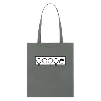 Biathlon shooting range, target - Stanley/Stella Organic Tote Bag - anthracite - Front