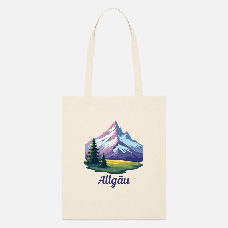 Bande dessinée colorée d’Allgäu - Tote bag bio Stanley/Stella - écru doux