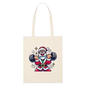 Levage du Père Noël - Tote bag bio Stanley/Stella - écru doux - Devant