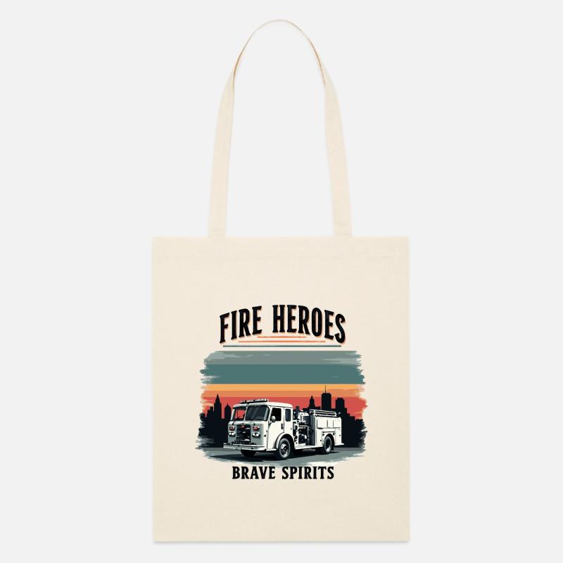 Fire Heroes – Brave Spirits - Stanley/Stella Bio-Stoffbeutel - Natur
