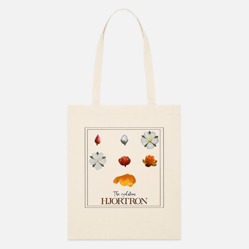 Die Evolution der Moltebeeren, mit Widder - Stanley/Stella Bio-Stoffbeutel - Natur