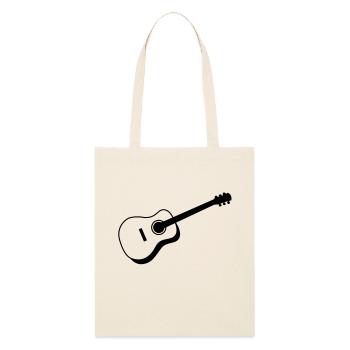 gitarre_1c - Tote bag bio Stanley/Stella - écru doux - Devant