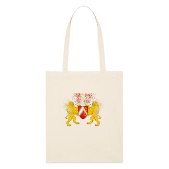 T-shirt Alsace Lions Blason Omega - Tote bag bio Stanley/Stella - écru doux - Devant