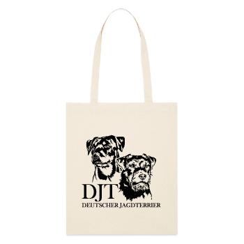 Chiens de chasse Terrier allemand Portrait Wilsigns - Tote bag bio Stanley/Stella - écru doux - Devant