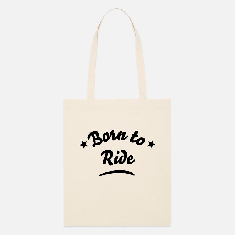 born to ride 01 - Tote bag bio Stanley/Stella - écru doux