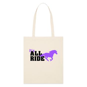 all ride - Stanley/Stella Organic Tote Bag - soft Ecru - Front