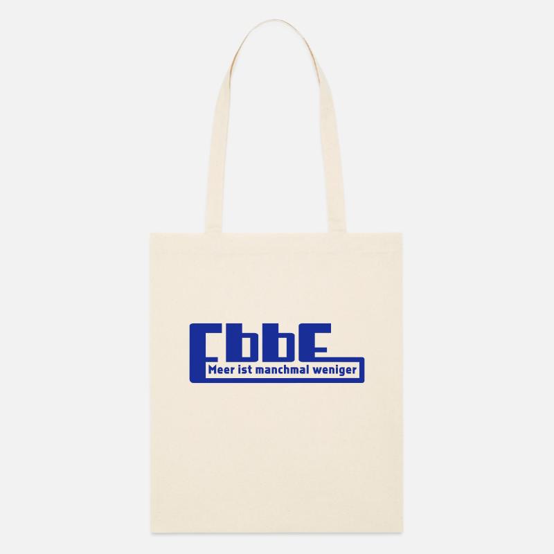 Marée basse - la mer est parfois moins - Tote bag bio Stanley/Stella - écru doux