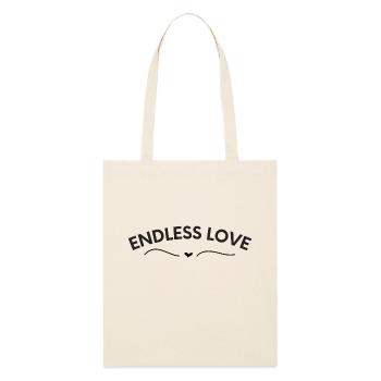 Un amour sans fin - Tote bag bio Stanley/Stella - écru doux - Devant