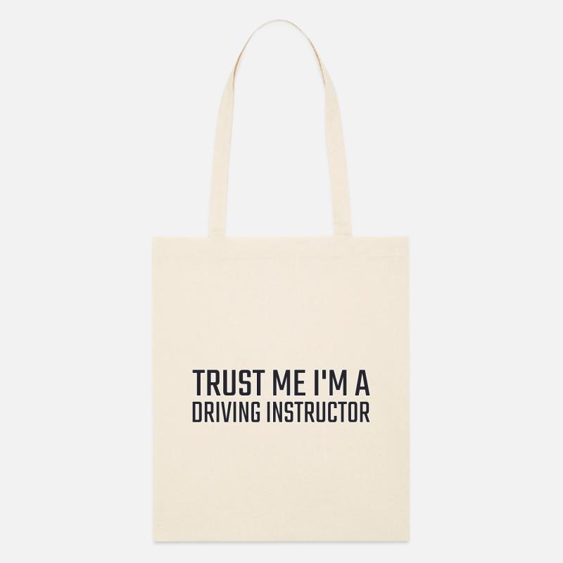 Instructeur de conduite Trust me Drive Tutor - Tote bag bio Stanley/Stella - écru doux