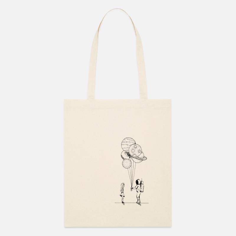 Astronaut - Stanley/Stella Bio-Stoffbeutel - Natur