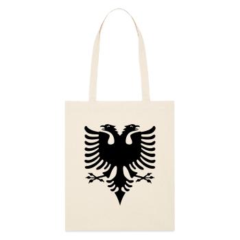 albanie aigle à deux têtes bicéphale - Tote bag bio Stanley/Stella - écru doux - Devant