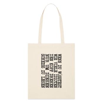 Büro Arbeit Kollege lustiger Spruch Geschenk - Stanley/Stella Bio-Stoffbeutel - Natur - Vorne