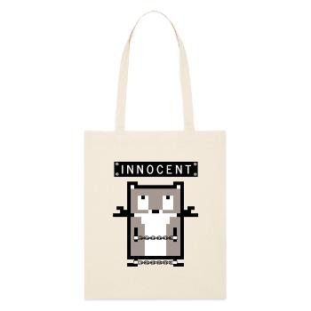 Prisonhamster - Stanley/Stella Organic Tote Bag - soft Ecru - Front