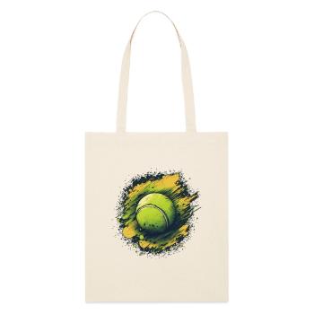 Tennis ball - Stanley/Stella Bio-Stoffbeutel - Natur - Vorne