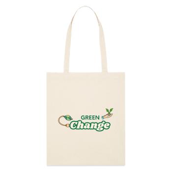 Green Change - Stanley/Stella Bio-Stoffbeutel - Natur - Vorne