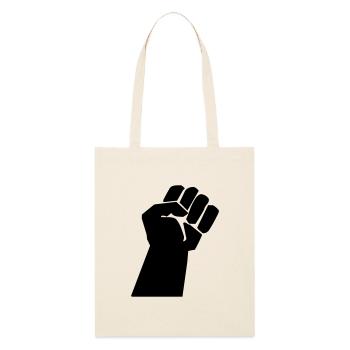 revolt fist - Tote bag bio Stanley/Stella - écru doux - Devant