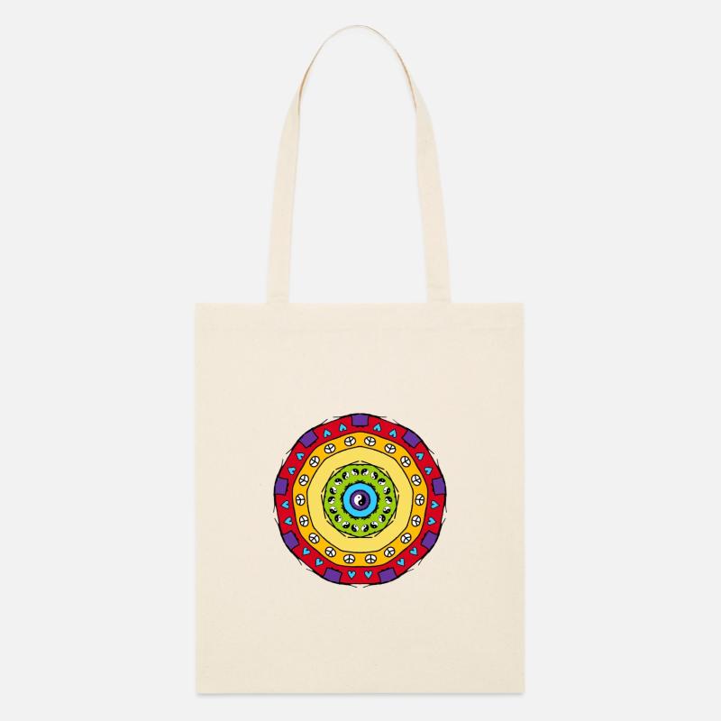 Couleurs arc-en-ciel - Tote bag bio Stanley/Stella - écru doux