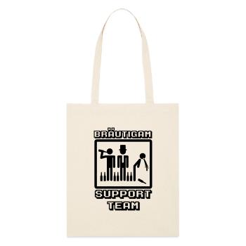Bräutigam Support Team - Stanley/Stella Bio-Stoffbeutel - Natur - Vorne