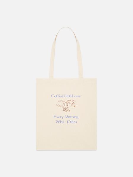 Coffee Club Lover - Stanley/Stella Bio-Stoffbeutel - Natur