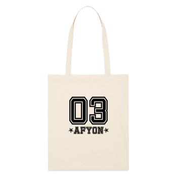 Afyon 03 - Stanley/Stella Organic Tote Bag - soft Ecru - Front