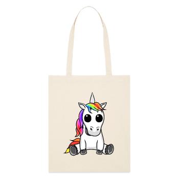 Alien Unicorn Intoxication Alien Drugs Extasy - Tote bag bio Stanley/Stella - écru doux - Devant