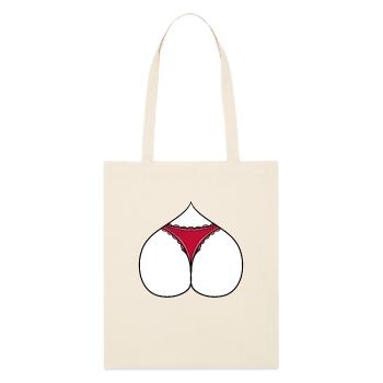 Sexy ass - Stanley/Stella Organic Tote Bag - soft Ecru - Front