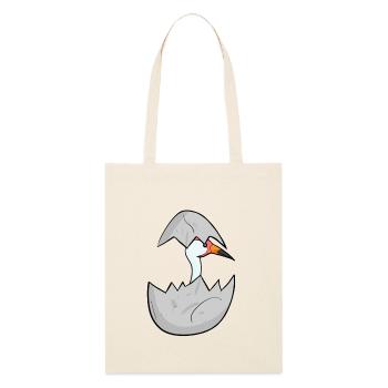 Grue pour bébé - Tote bag bio Stanley/Stella - écru doux - Devant