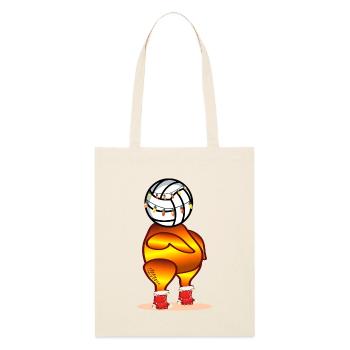 CHRISTMAS VOLLEYBALL ROAST CHICKEN - Stanley/Stella Organic Tote Bag - soft Ecru - Front