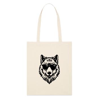 Loup - Tote bag bio Stanley/Stella - écru doux - Devant