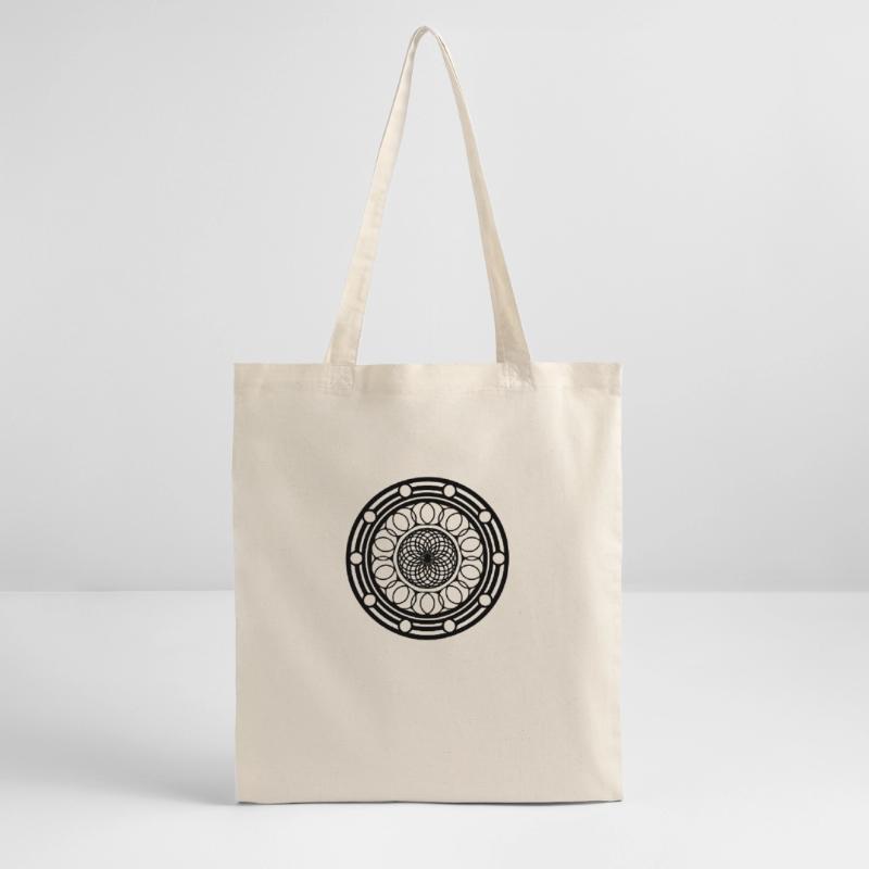 Geometric Flowers Mandala Round Pattern Shape Stanley/Stella Organic Tote Bag