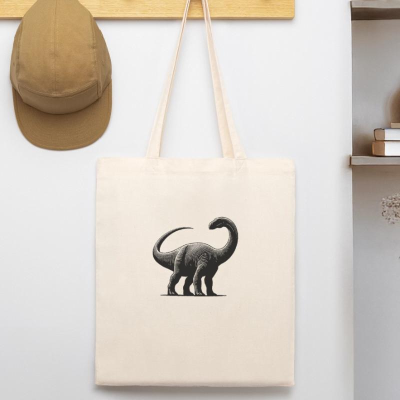 Massive Brachiosaurus Dino Dinosaur Stanley/Stella Organic Tote Bag