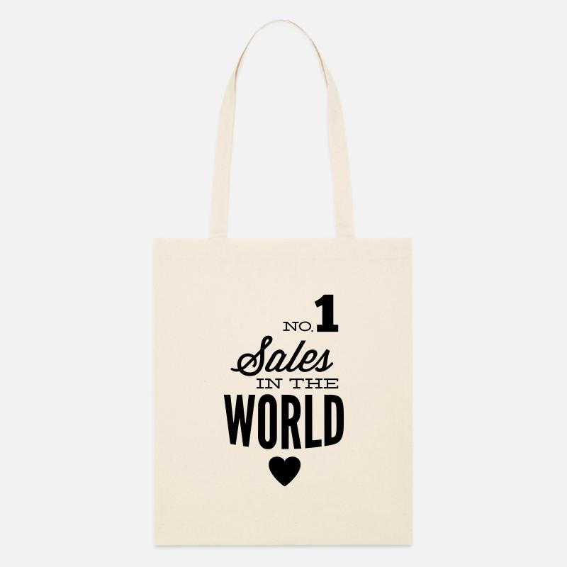 Bester Vertriebler der Welt - Stanley/Stella Bio-Stoffbeutel - Natur
