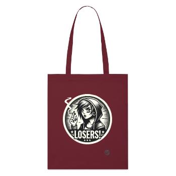 Edgy Alternative Goth Punk Girl : Losers - Tote bag bio Stanley/Stella - bordeaux - Devant