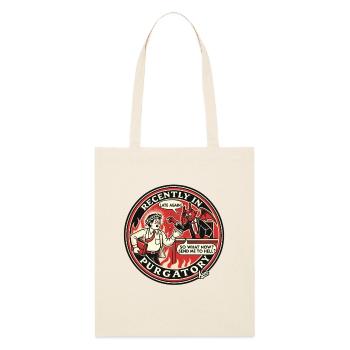 Dante : Trop tard à nouveau au travail en enfer - Tote bag bio Stanley/Stella - écru doux - Devant