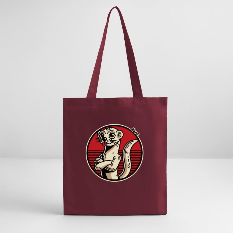 Une belette effrontée tire la langue Tote bag bio Stanley/Stella