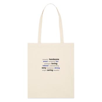 word cloud - Stanley/Stella Organic Tote Bag - soft Ecru - Front