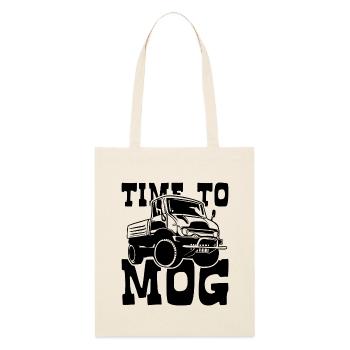 Time for MOG - Universal Vehicle Fan - Stanley/Stella Organic Tote Bag - soft Ecru - Front