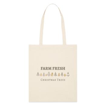 Farm Fresh Christmas trees, winter season - Stanley/Stella Bio-Stoffbeutel - Natur - Vorne